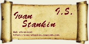 Ivan Stankin vizit kartica